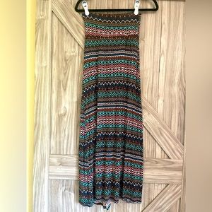 Long Bohemian Maxi Skirt